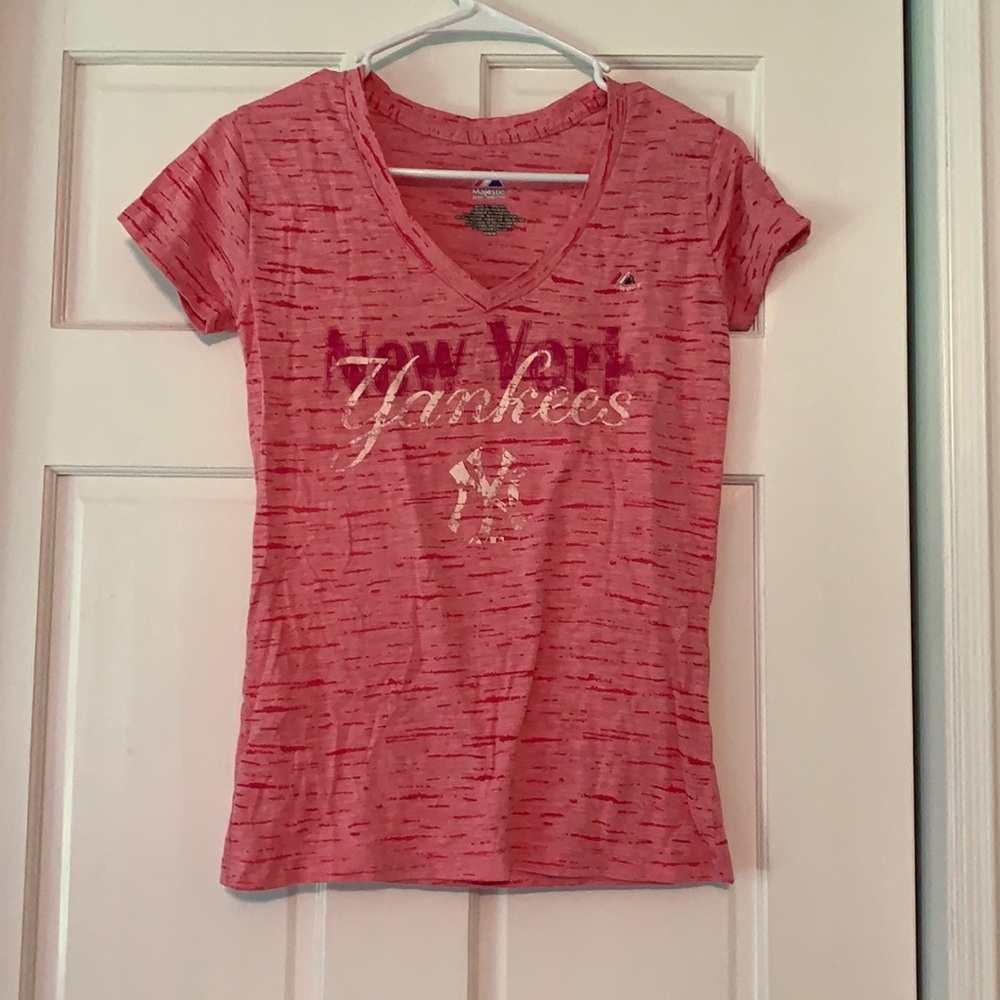 Pink Yankees Tee